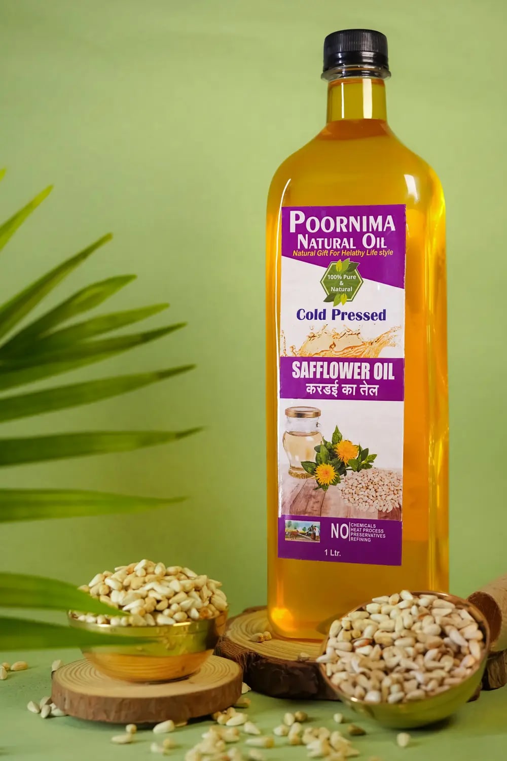 Cold Pressed Safflower Oil | 1Ltr